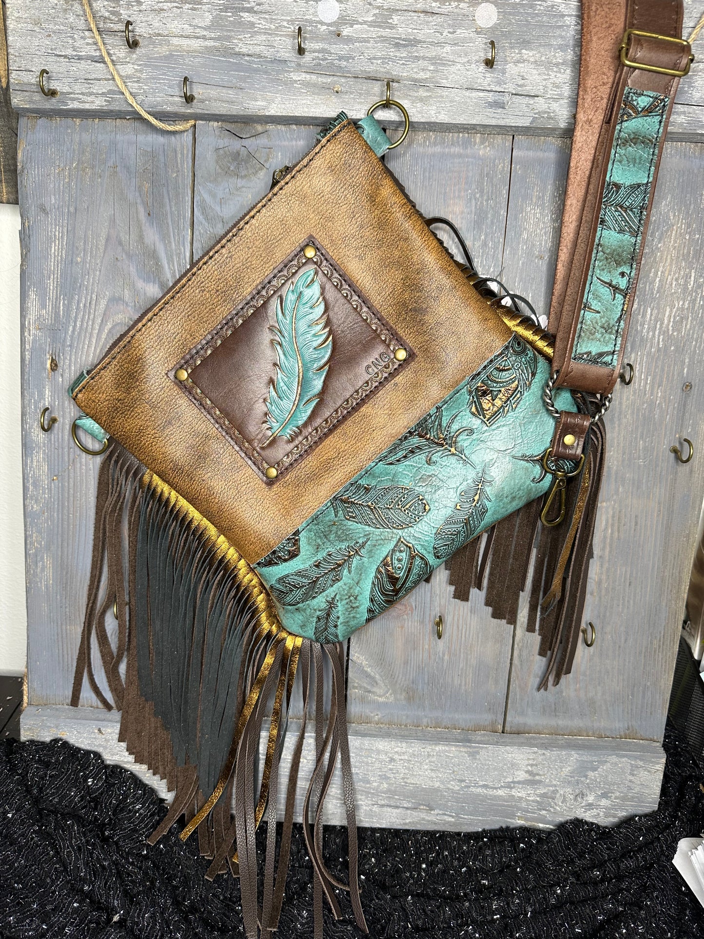 Feather Patch Crossbody