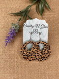 Black Cheetah on cork Lunas