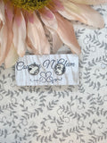 Antique floral studs